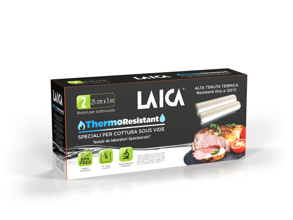 Rotoli Sottovuoto Laica TR2000 - Per Cottura Sous Vide, 25x300 Cm, 2 Pezzi - Foto 7